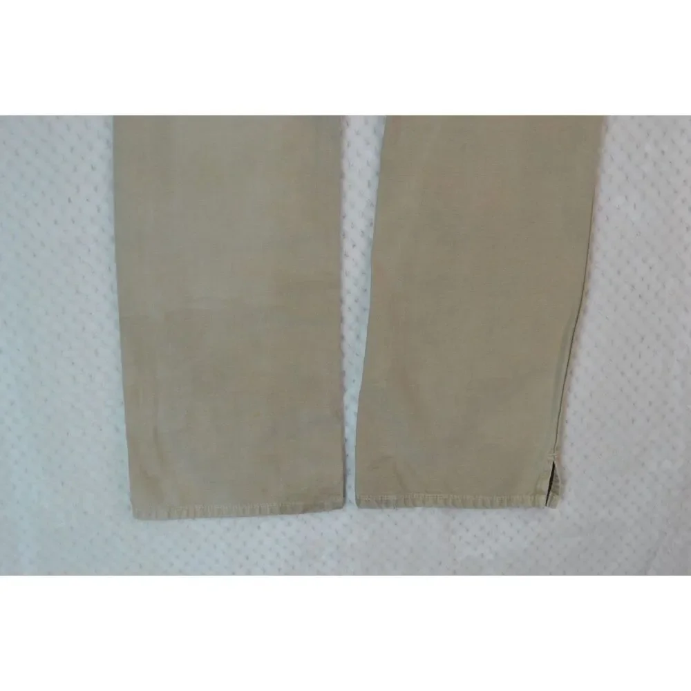 Lucky Brand Dungarees Wonder Jeans Women's 0/25 Long Length Tan Distressed Jeans